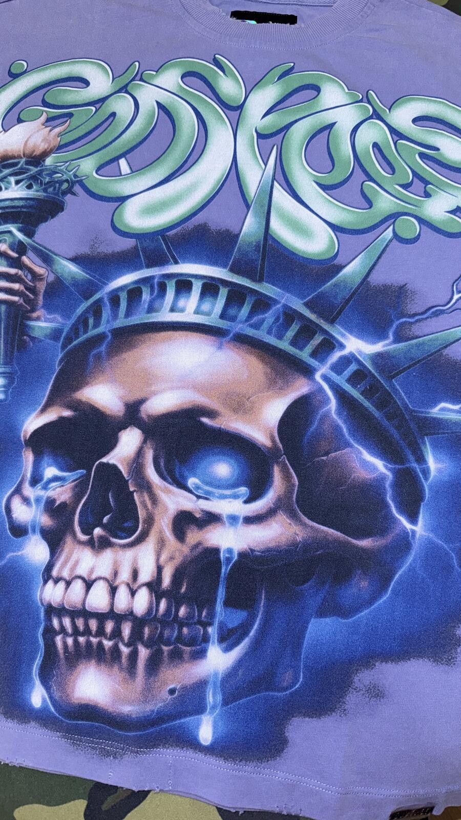 Godspeed Godspeed Purple Wash Liberty Tears Tee Size US S / EU 44-46 / 1 - 2 Thumbnail