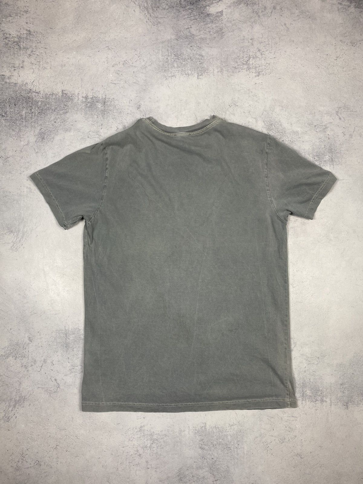 Diesel Diesel Industry Faded Gray Big Logo Avant-garde T Shirt Size US L / EU 52-54 / 3 - 9 Thumbnail