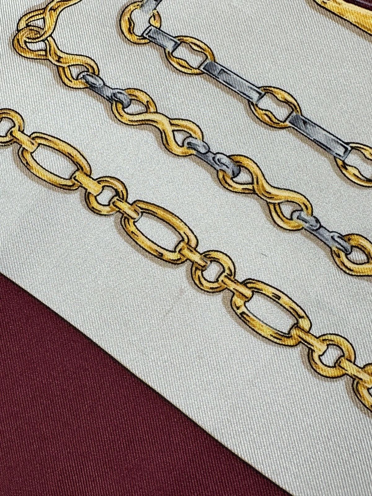 Cartier Vintage Must De Cartier Monogram Silk Scarf Size ONE SIZE - 14 Thumbnail