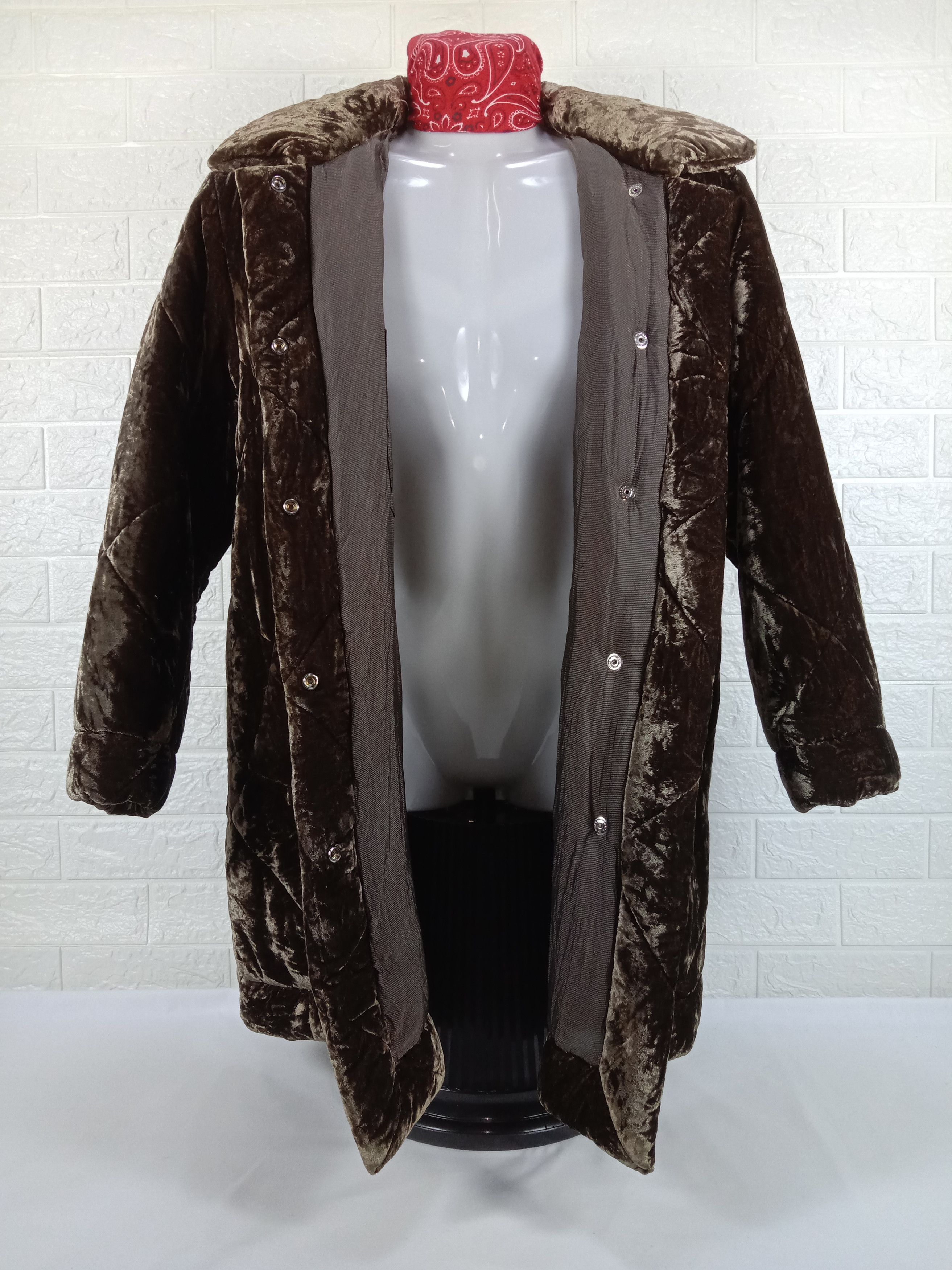 Allegri Vintage Allegri Velvet Puffer Long Jacket Size US L / EU 52-54 / 3 - 5 Thumbnail