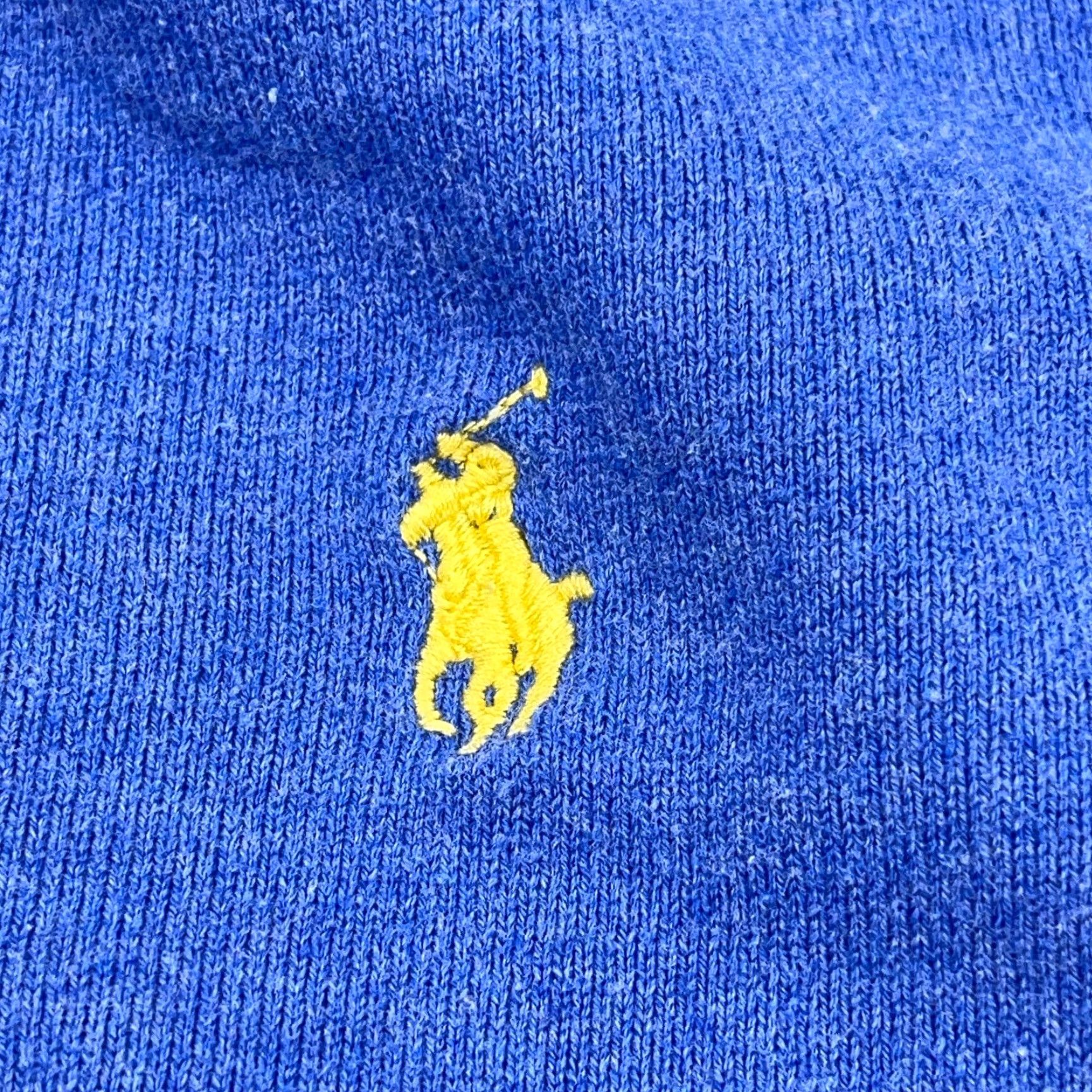 Polo Ralph Lauren Polo Ralph Lauren Sweater Men's Large Blue V-Neck Pima Cotton Knit Pullover Size US L / EU 52-54 / 3 - 3 Thumbnail