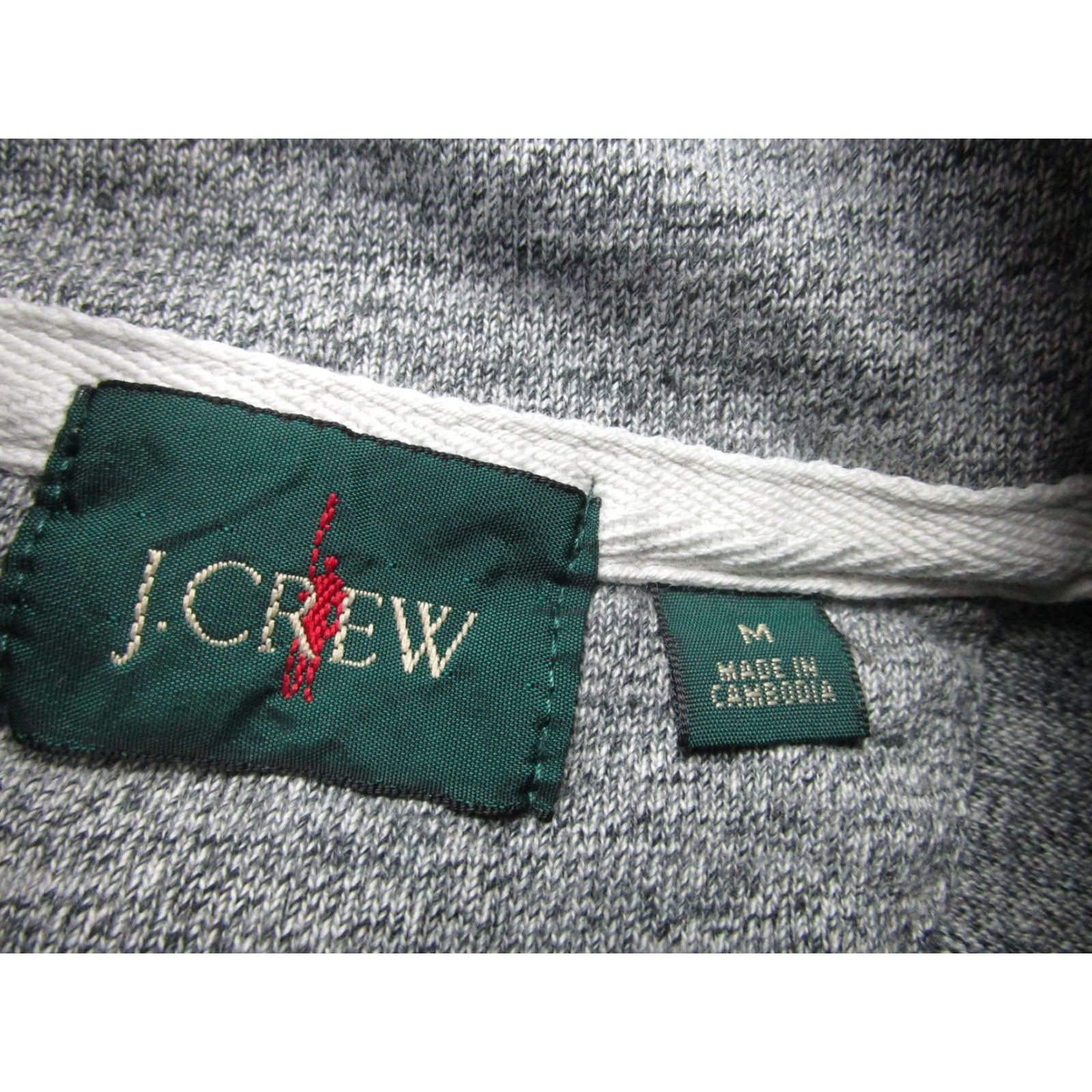 J.Crew J.Crew Oarsmen Sweatshirt Mens M Gray 1/4 Zip Mock Neck Pullover Cotton Knit Shirt Mens M Gray 1/4 Zip Mock Neck Pullover Cotton Knit Size US M / EU 48-50 / 2 - 5 Thumbnail