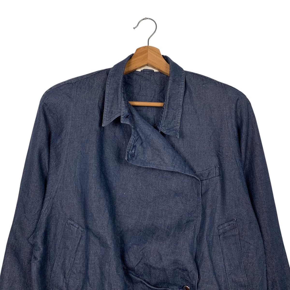 Japanese Brand ADVANCE & ADVENTURES Blue Denim Casual Jacket #1664-C74 Size M / US 6-8 / IT 42-44 - 2 Thumbnail