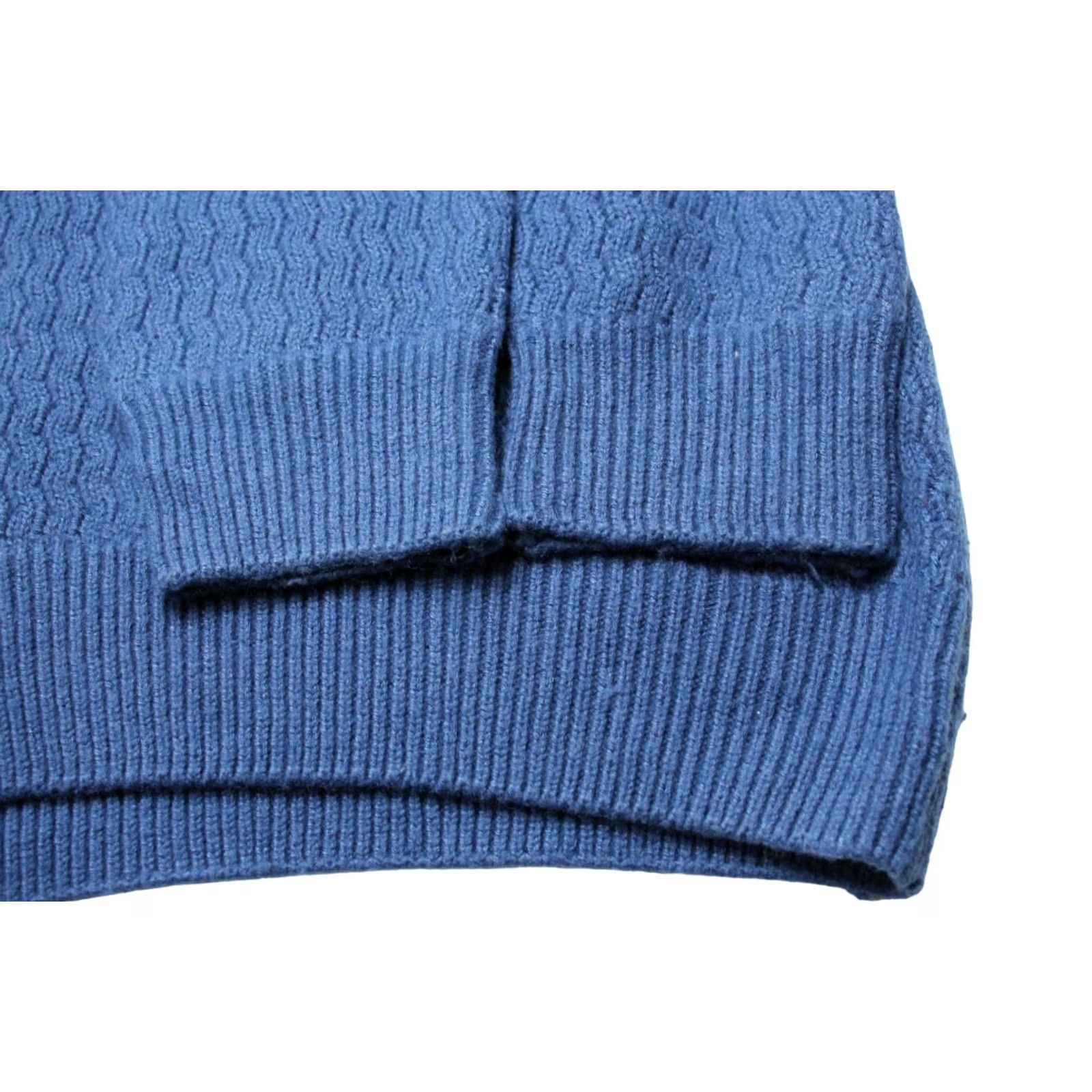 Harmont & Blaine Harmont & Blaine Jumper Men's MEDIUM Wool Blend Crew Neck Pullover Knit Blue Size US M / EU 48-50 / 2 - 5 Thumbnail
