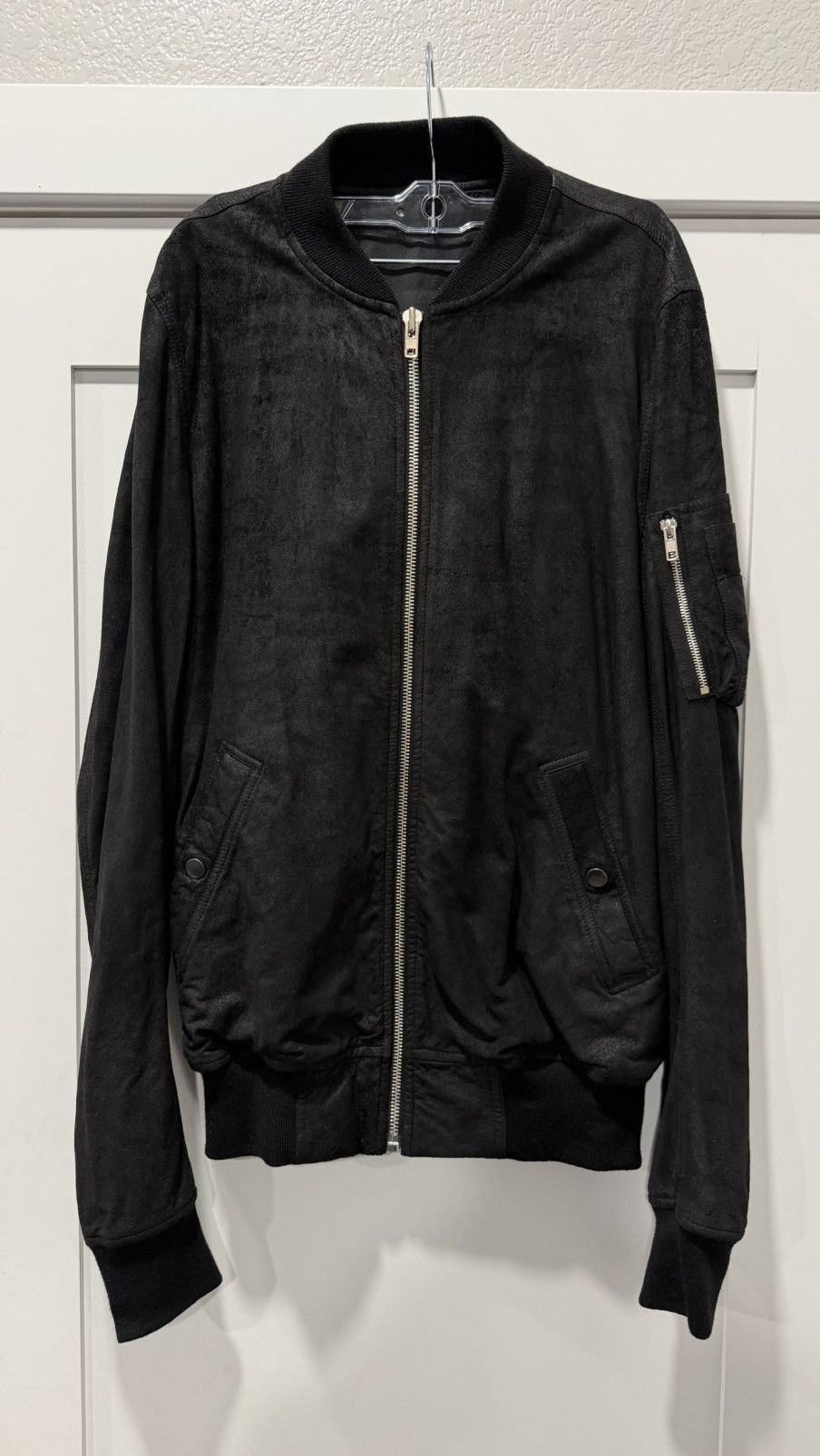 Rick Owens RICK OWENS “BLISTERED SUEDE MA-14 BOMBER JACKET Size US M / EU 48-50 / 2 - 5 Thumbnail