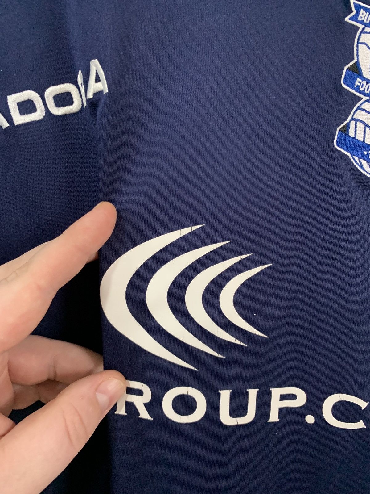 Diadora Birmingham City Training Football Shirt Diadora Soccer Sz S Size US S / EU 44-46 / 1 - 8 Thumbnail