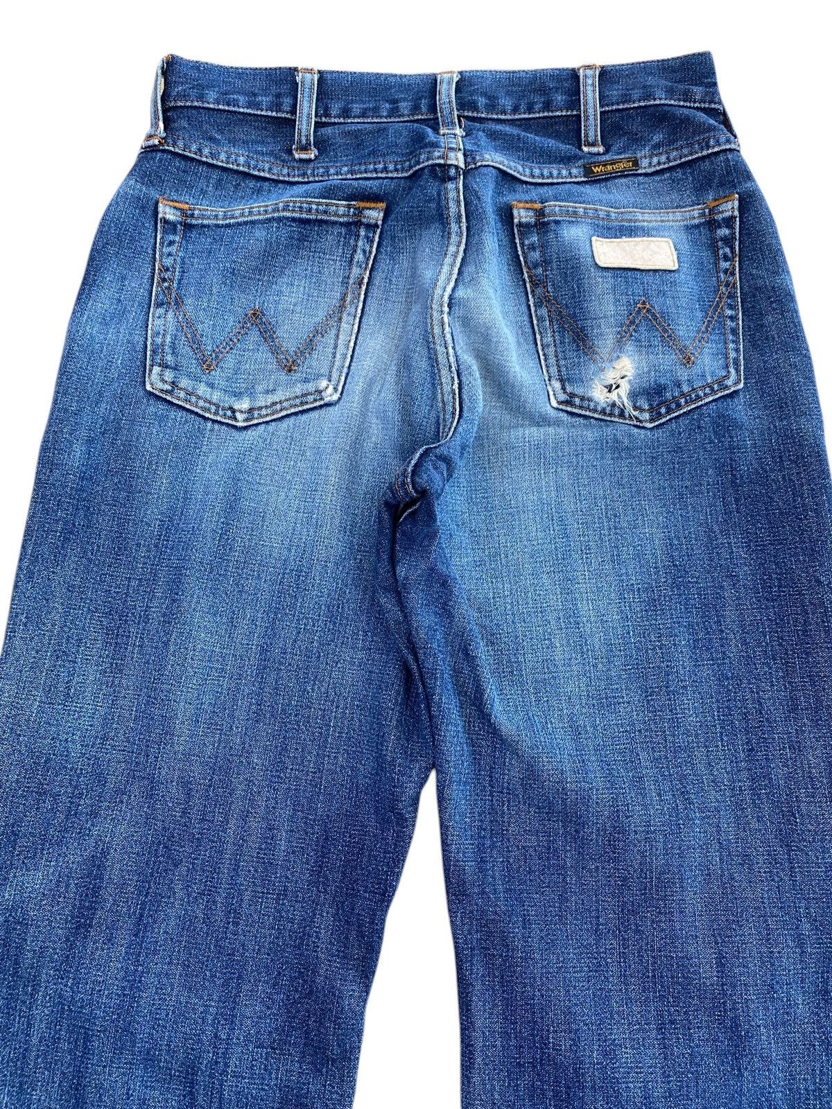 Wrangler Wrangler Brand Faded Wash Ripped Style Loose Jeans Size US 28 / EU 44 - 4 Thumbnail