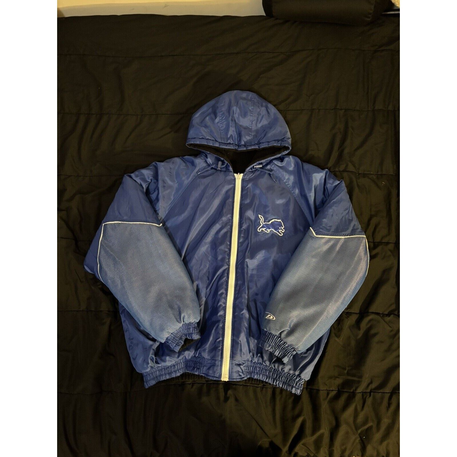 NFL Vintage 90s Detroit Lions Pro Player REVERSIBLE Jacket Size US XL / EU 56 / 4 - 6 Thumbnail