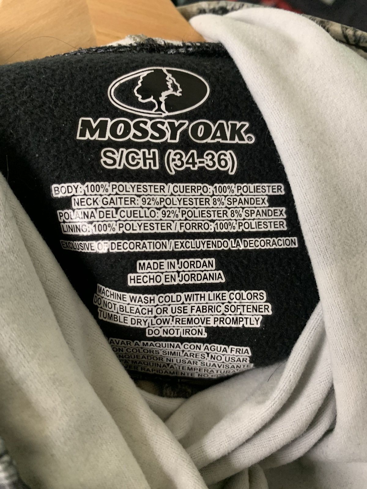 Mossy Oaks *RARE* Mossy Oak Camo Hunting Hoodie w/ Neck Gaiter Size US M / EU 48-50 / 2 - 8 Thumbnail