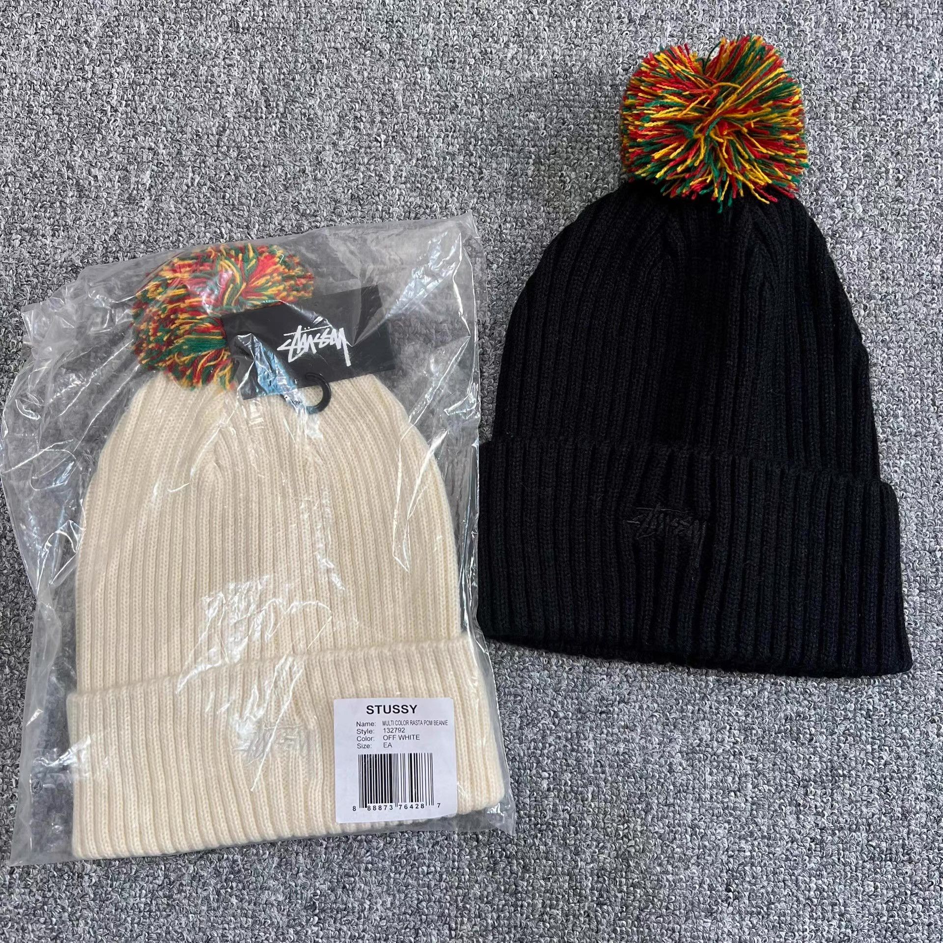 Stussy Stussy Solid Color Embroidered Logo Knitted Beanie Q7 Size ONE SIZE - 2 Thumbnail