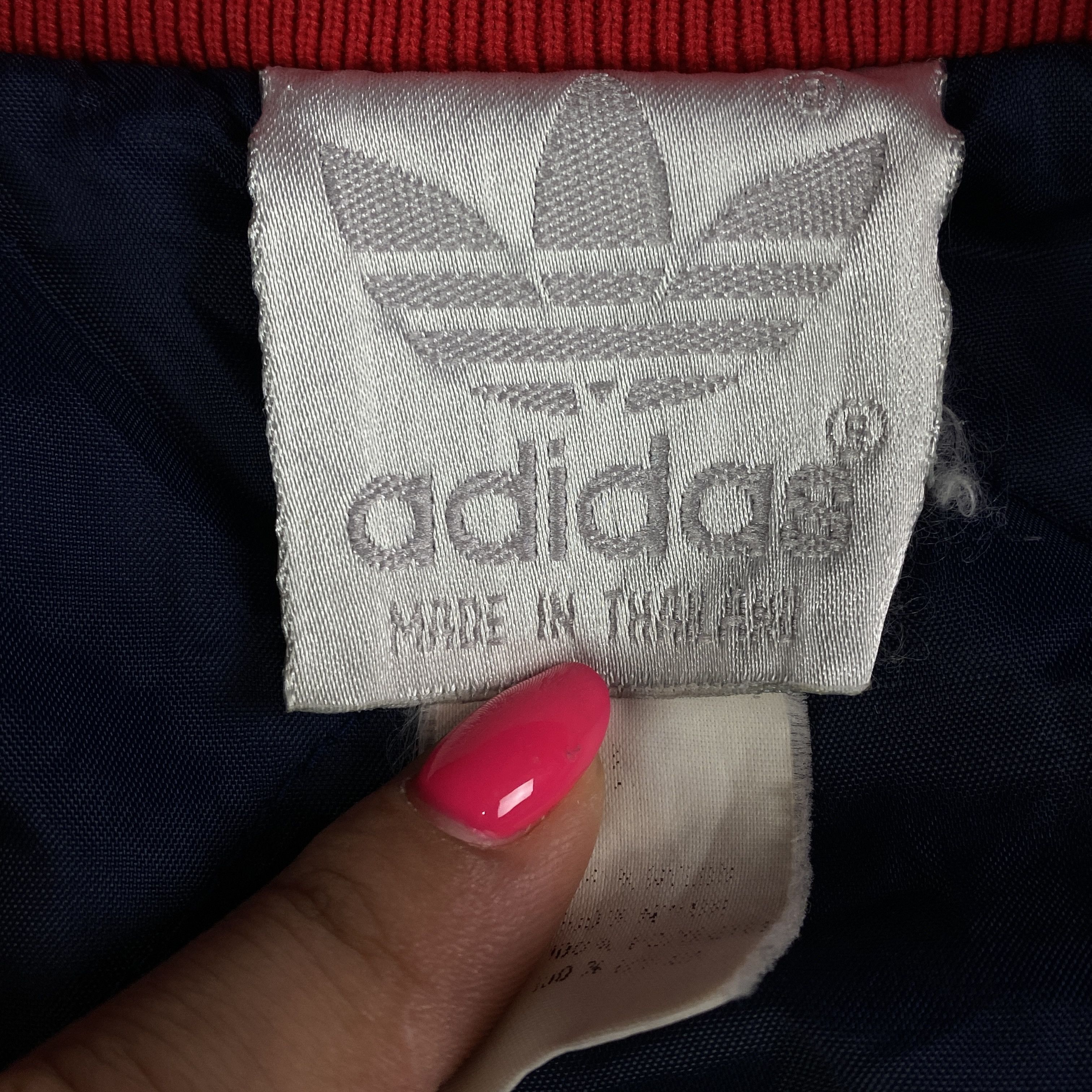 Adidas × Vintage Mens Vintage Bomber Jacket Adidas Big Logo Size XL Size US XL / EU 56 / 4 - 7 Thumbnail