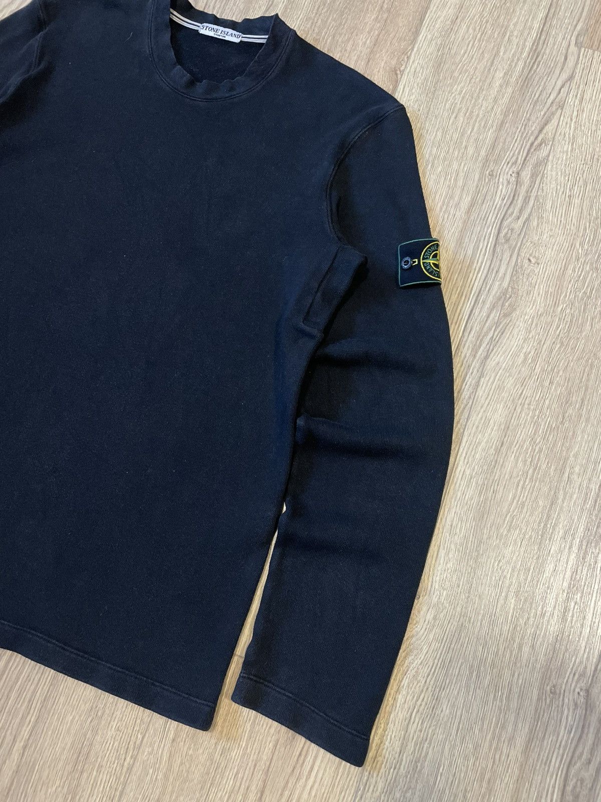 Stone Island Vintage Stone Island Black Sweatshirt 2007ss Size US L / EU 52-54 / 3 - 5 Thumbnail