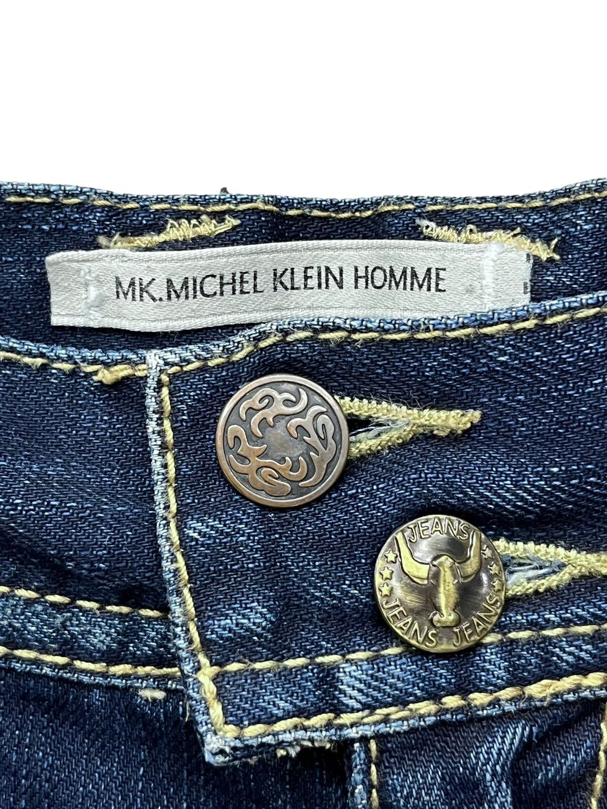 Michel Klein FYE🔥Vintage MICHEL KLEIN HOMME Designer Twisted Leg FLARE Size 30" / US 8 / IT 44 - 10 Thumbnail