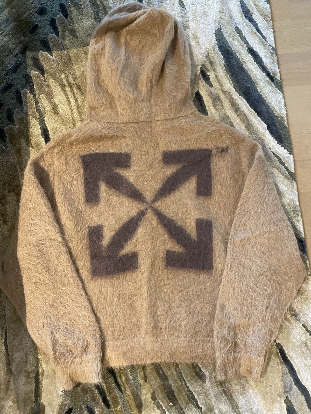 Off-White Offwhite mohair crosses hoodie L Size US L / EU 52-54 / 3 - 1 Thumbnail