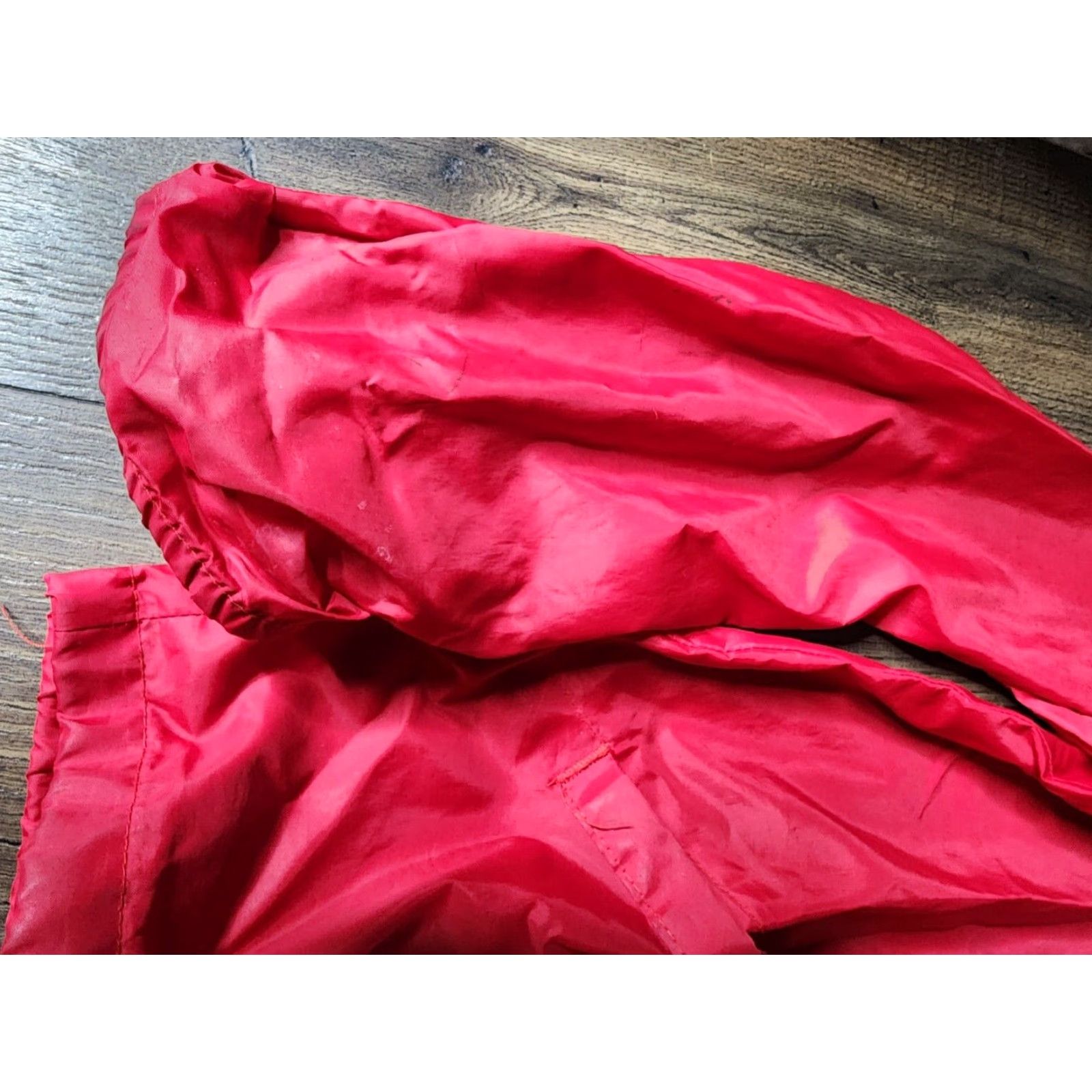 Vintage VINTAGE Swingster Mens XL Red Bomber Jacket Satin Nylon 80s 90s Retro Lightweight Size US L / EU 52-54 / 3 - 4 Thumbnail