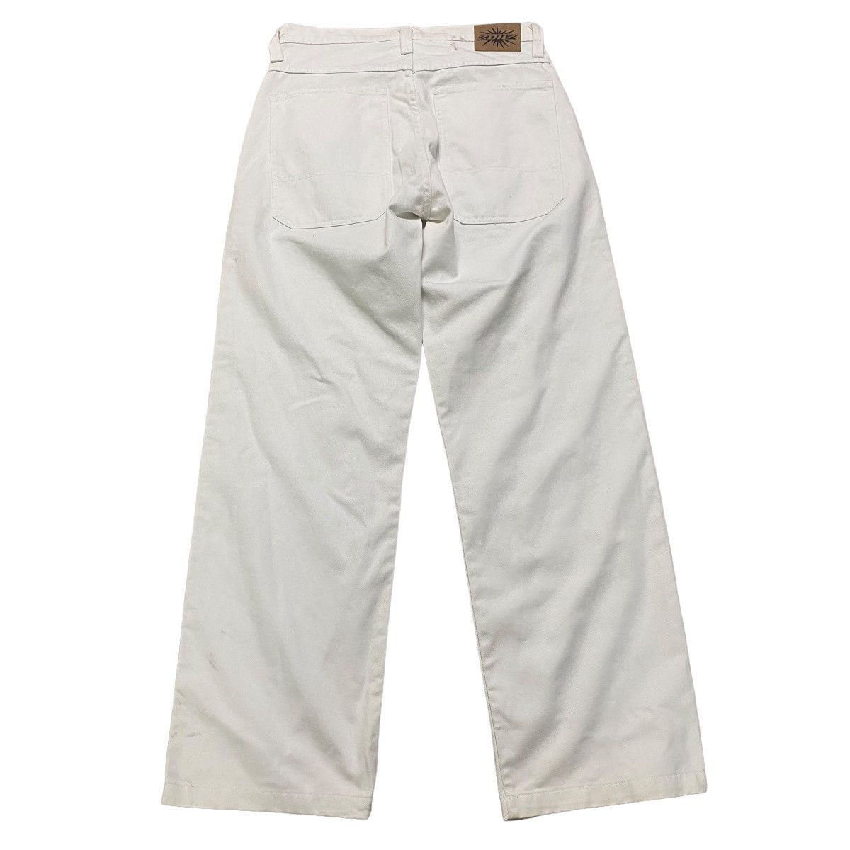 Vintage Vintage ZONZ White Denim Baggy Wide Leg Pants Size US 32 / EU 48 - 10 Thumbnail