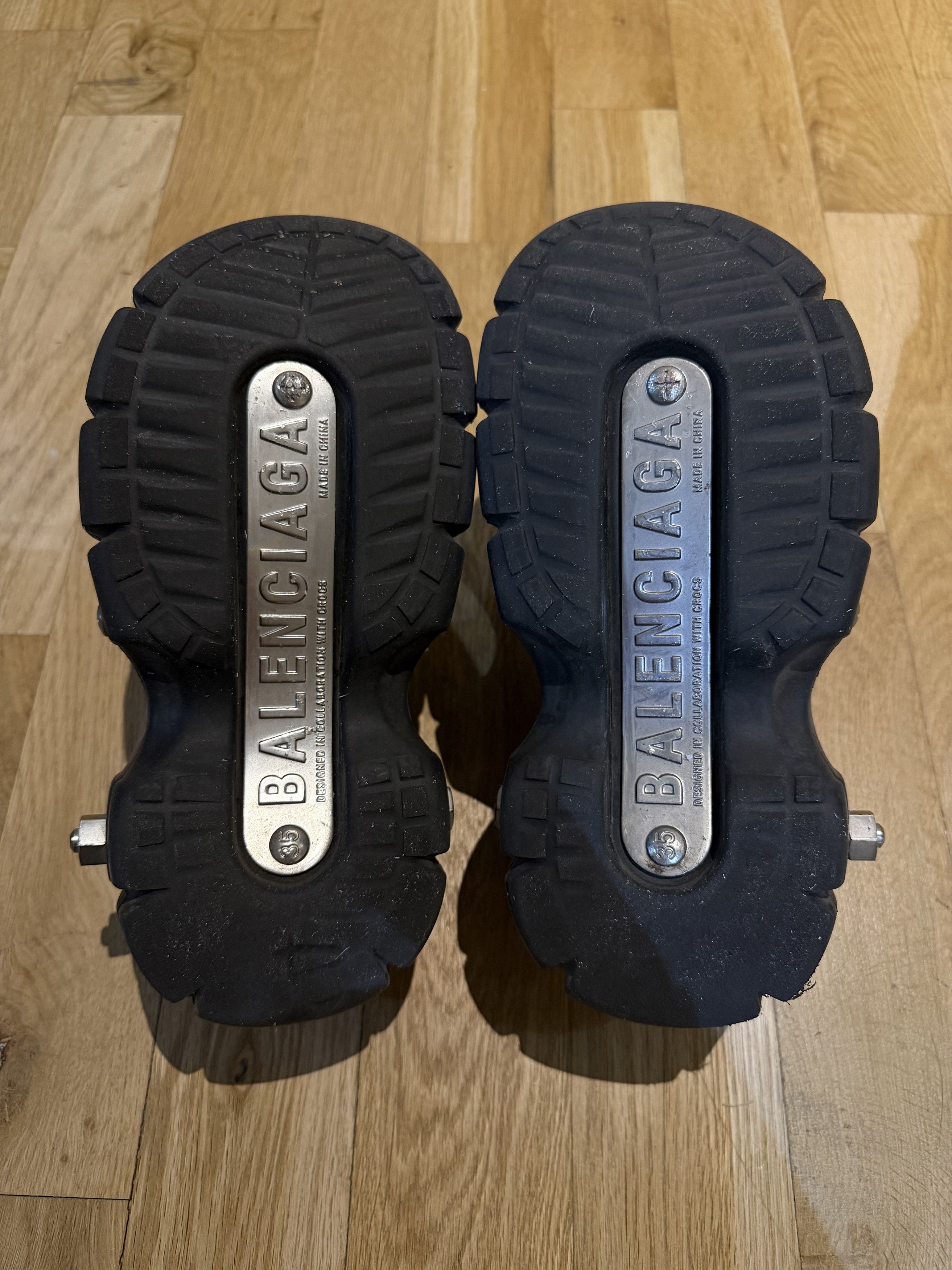 Balenciaga Balenciaga x Crocs HardCrocs Mules Size US 4 / IT 34 - 6 Thumbnail