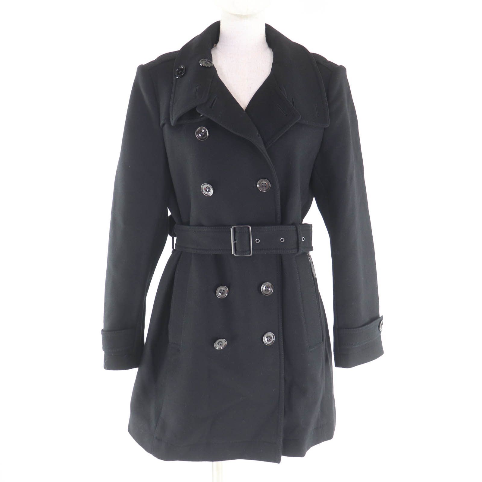 Burberry Burberry BURBERRY Wool Coat Textile Outerwear DUTY FREE for USA Size ONE SIZE - 1 Thumbnail