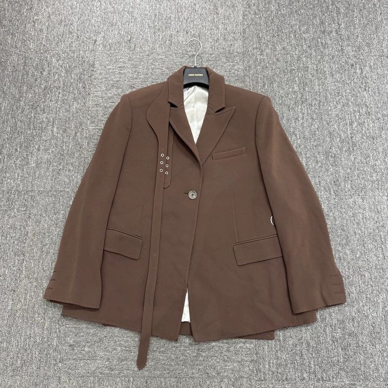 Vintage Peter Do Brown Blazer Jacket-yf Size US L / EU 52-54 / 3 - 1 Thumbnail