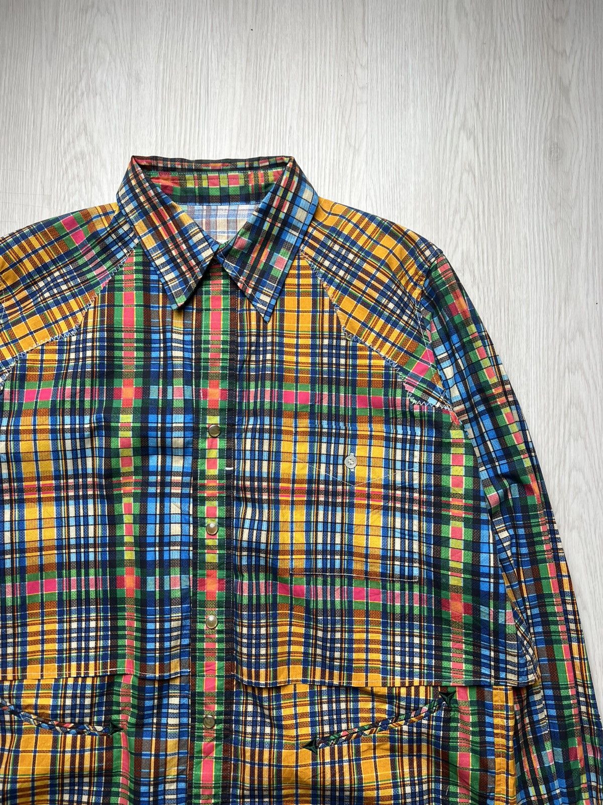 Toga Pulla Toga Pulla Broad Western Check Shirt Size US M / EU 48-50 / 2 - 5 Thumbnail