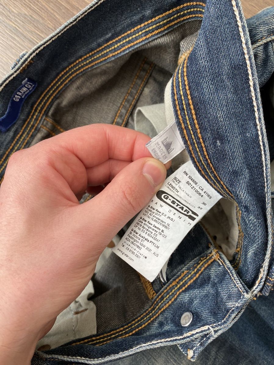 G-Star × Vintage Vintage G-Star Raw Faded Denim Jeans Japanese Y2K Size 30/32 Size US 32 / EU 48 - 12 Thumbnail