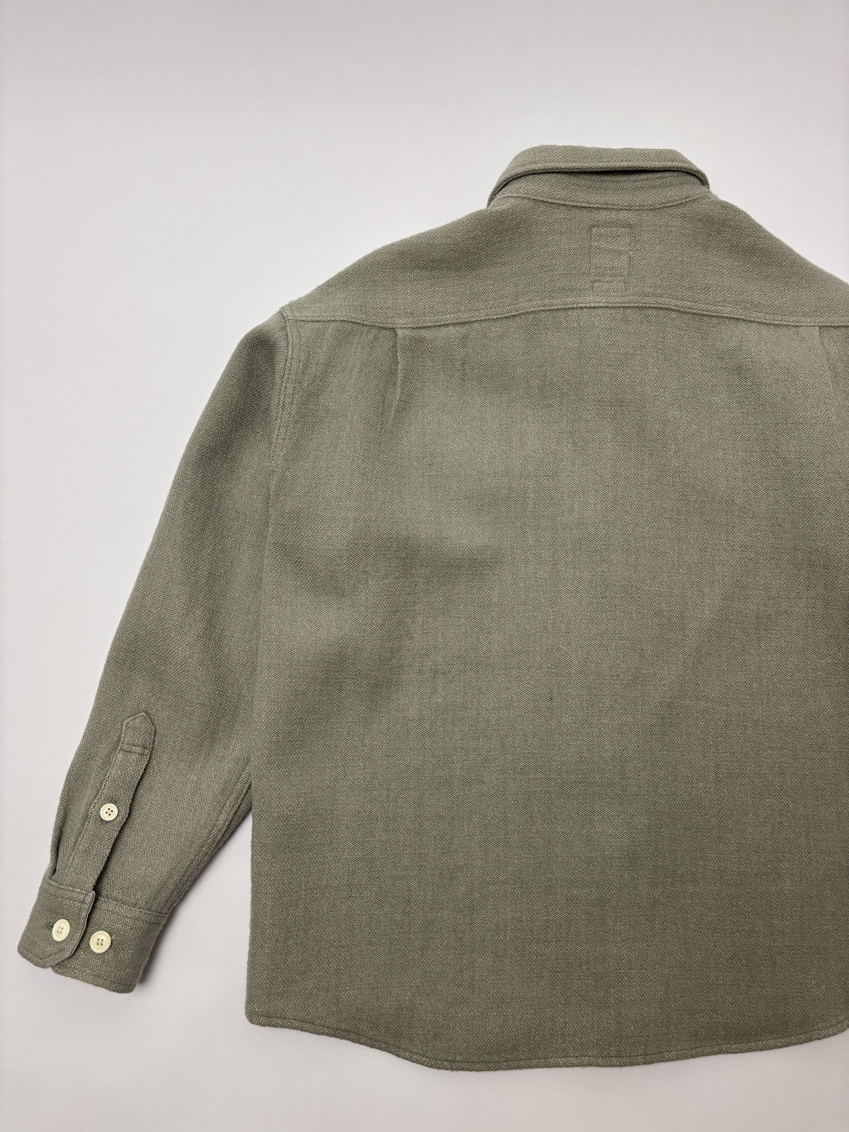 Visvim Visvim Lumber L/S Shirt Light Green Wool Linen Size US L / EU 52-54 / 3 - 13 Thumbnail
