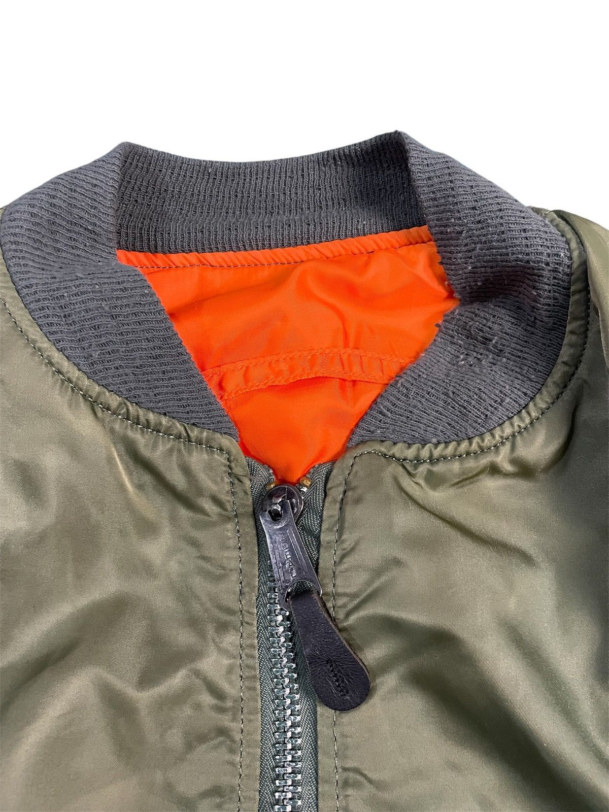 Alpha Industries Vintage 80s Alpha Industries Ma-1 Flyer’s Jacket Size US XL / EU 56 / 4 - 6 Thumbnail