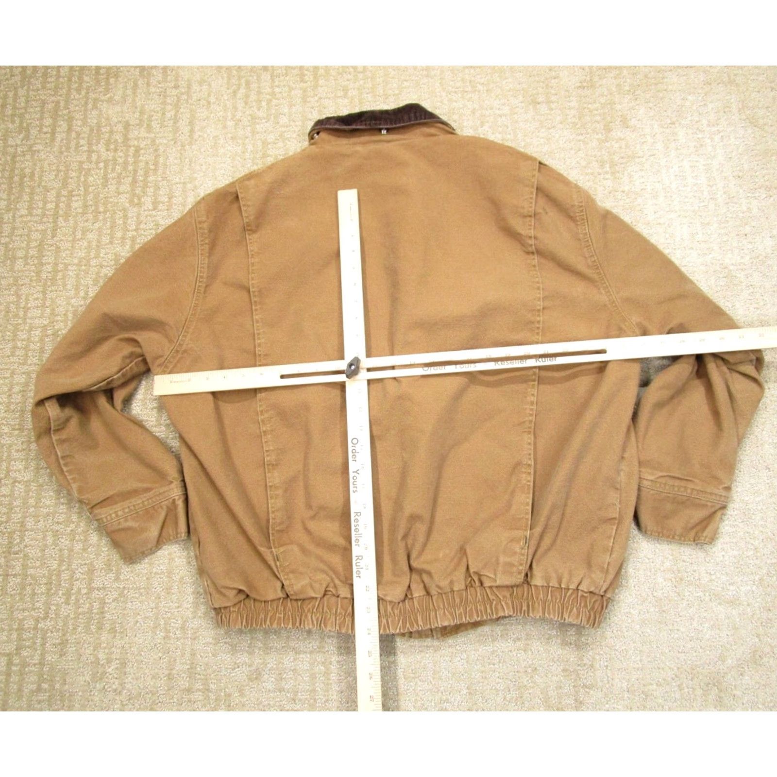 Vintage Bulwark Jacket Men XL Brown FR Bomber Jacket (Heavy Duty, Fire Resistant, Wind-Resistant) Size US XL / EU 56 / 4 - 4 Thumbnail