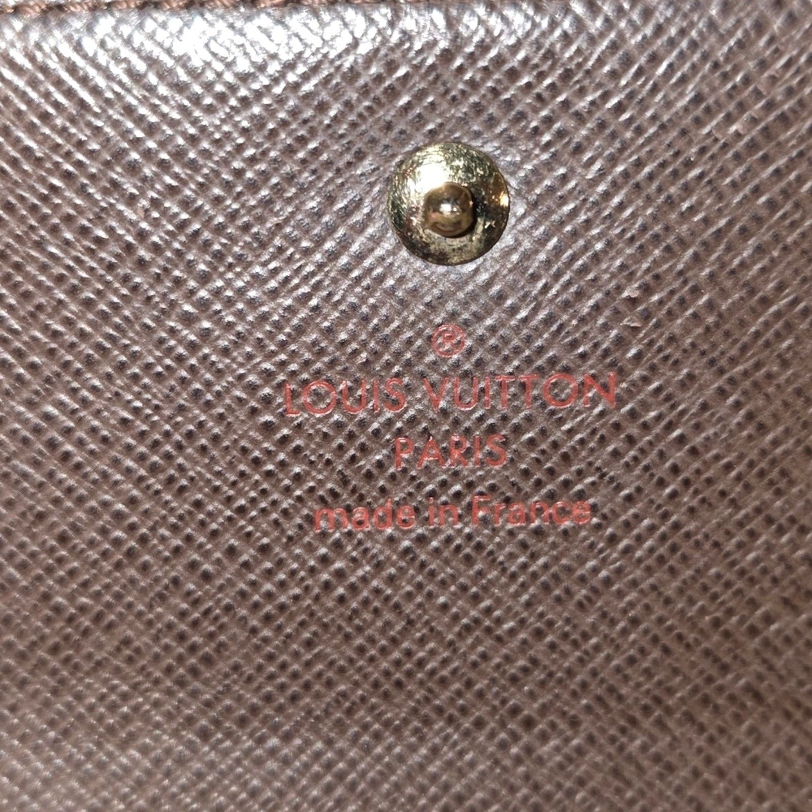 Louis Vuitton Louis Vuitton Damier Ebene Elise Wallet Size ONE SIZE - 9 Thumbnail
