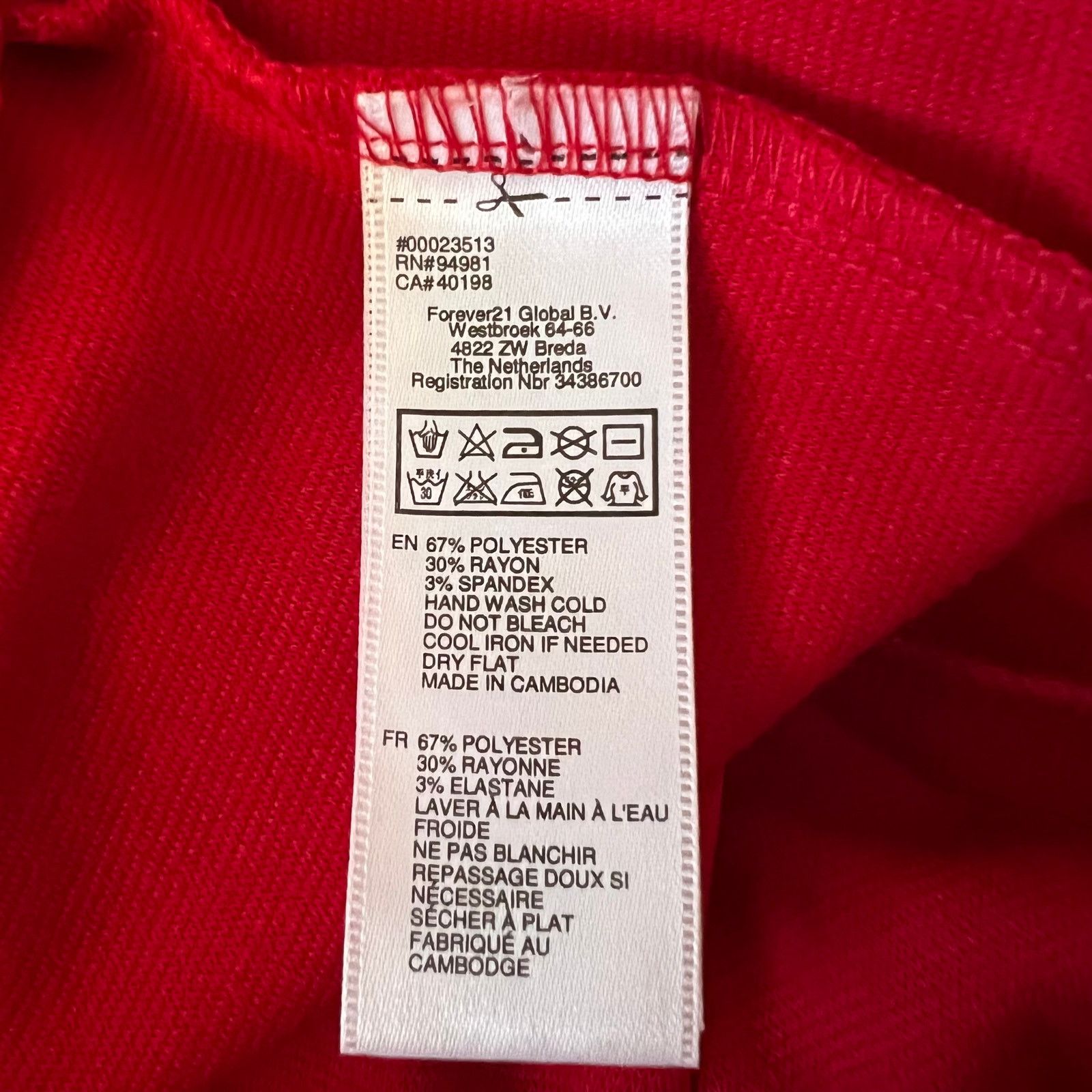 Forever 21 Forever 21 XXI Red Mini Skirt, L Size 30" / US 8 / IT 44 - 4 Thumbnail