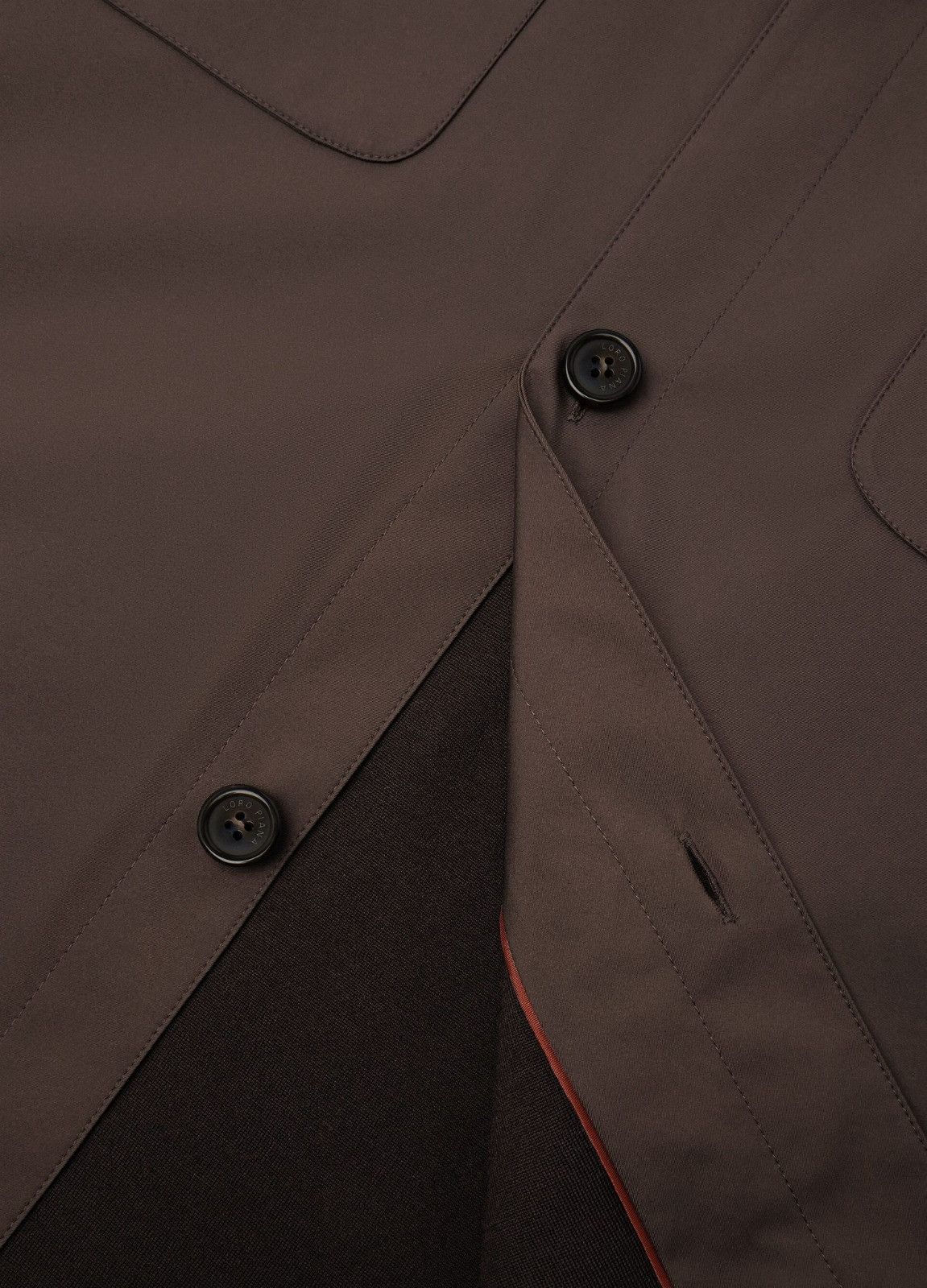 Loro Piana o1srvl11e0526 FAP9727 WindWish Overshirt in Brown Size US M / EU 48-50 / 2 - 3 Thumbnail