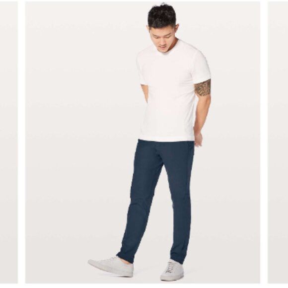 Lululemon Lululemon Blue Commission Pant Slim - 32 x 27" (shortened) Size US 32 / EU 48 - 12 Thumbnail