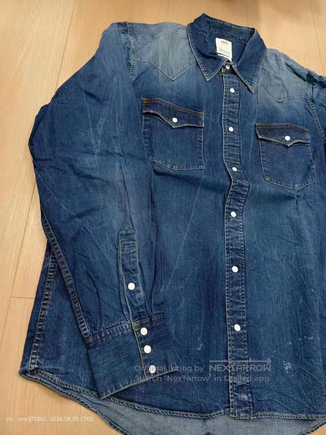 Visvim visvim 19AW Bandito Dry Denim Shirt. Size US XL / EU 56 / 4 - 2 Thumbnail