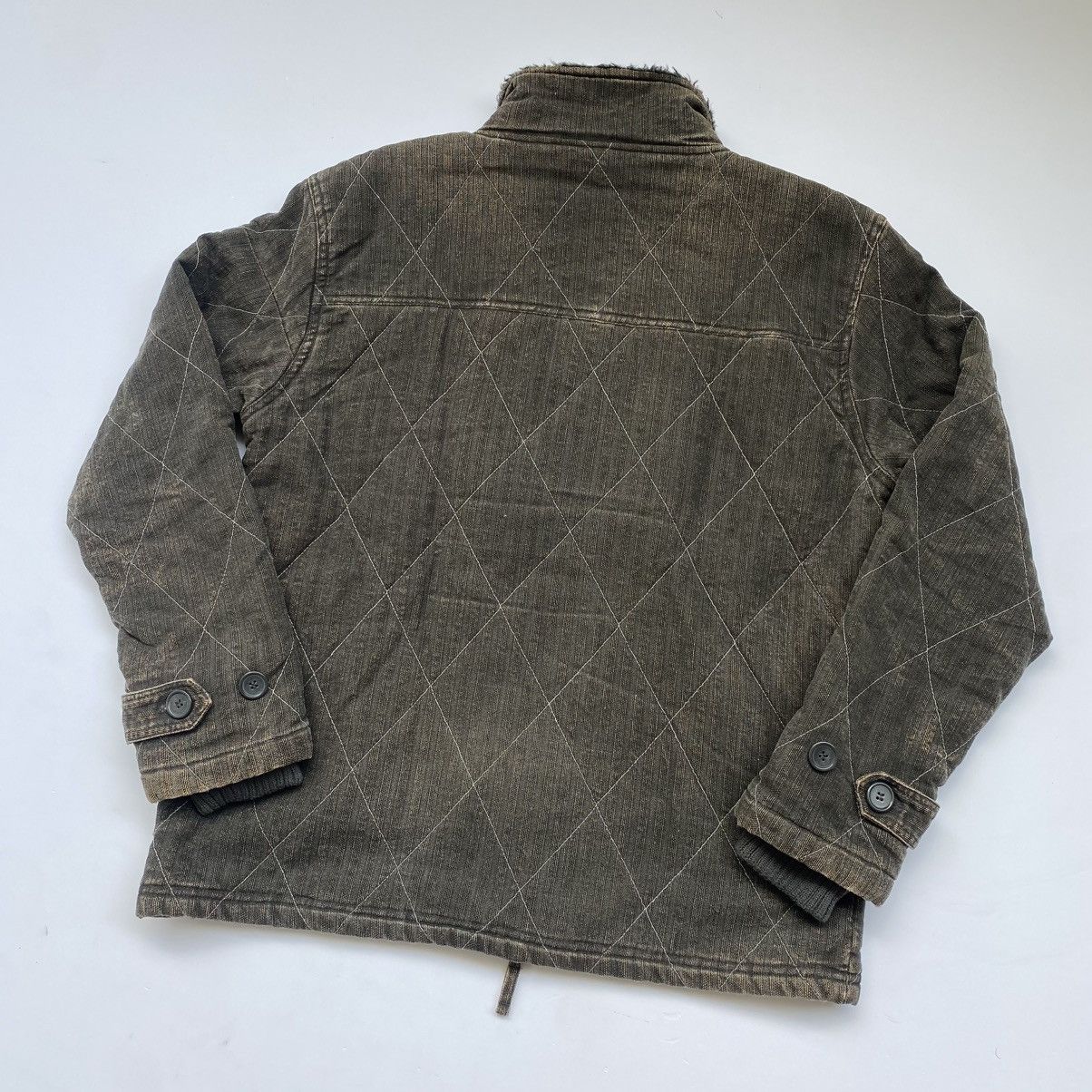 Body Glove × Mambo × Quiksilver 1990s-Body Glove Canvas Detroit Fur Collar Jacket Size US M / EU 48-50 / 2 - 4 Thumbnail