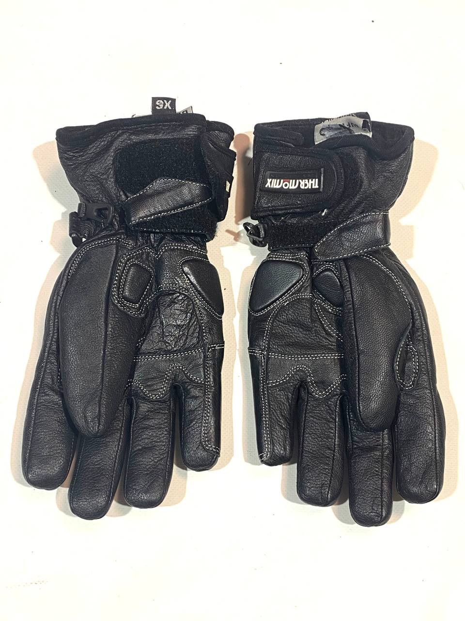 Leather Buffalo Leather Racing Moto Gloves Size ONE SIZE - 4 Thumbnail