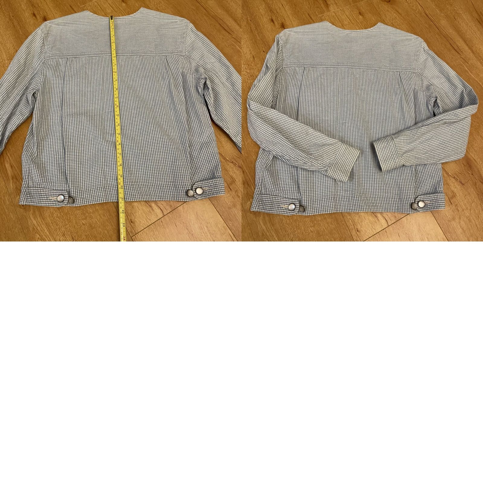 Vintage VINTAGE LizWear Jacket Coat S Boho Cotton Blue S Adults Womens Girls Mens Size S / US 4 / IT 40 - 9 Thumbnail