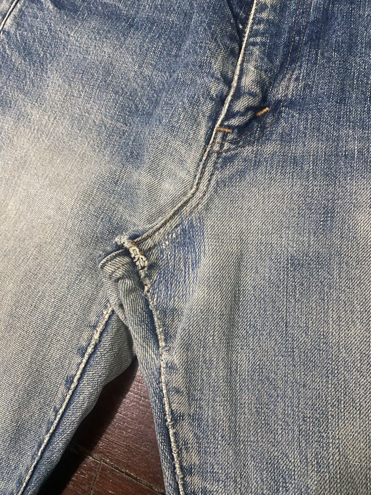 Levi's Vintage Clothing Vintage LEVIS Big E 502XX Selvege J22 button Made in JAPAN Size US 34 / EU 50 - 7 Thumbnail
