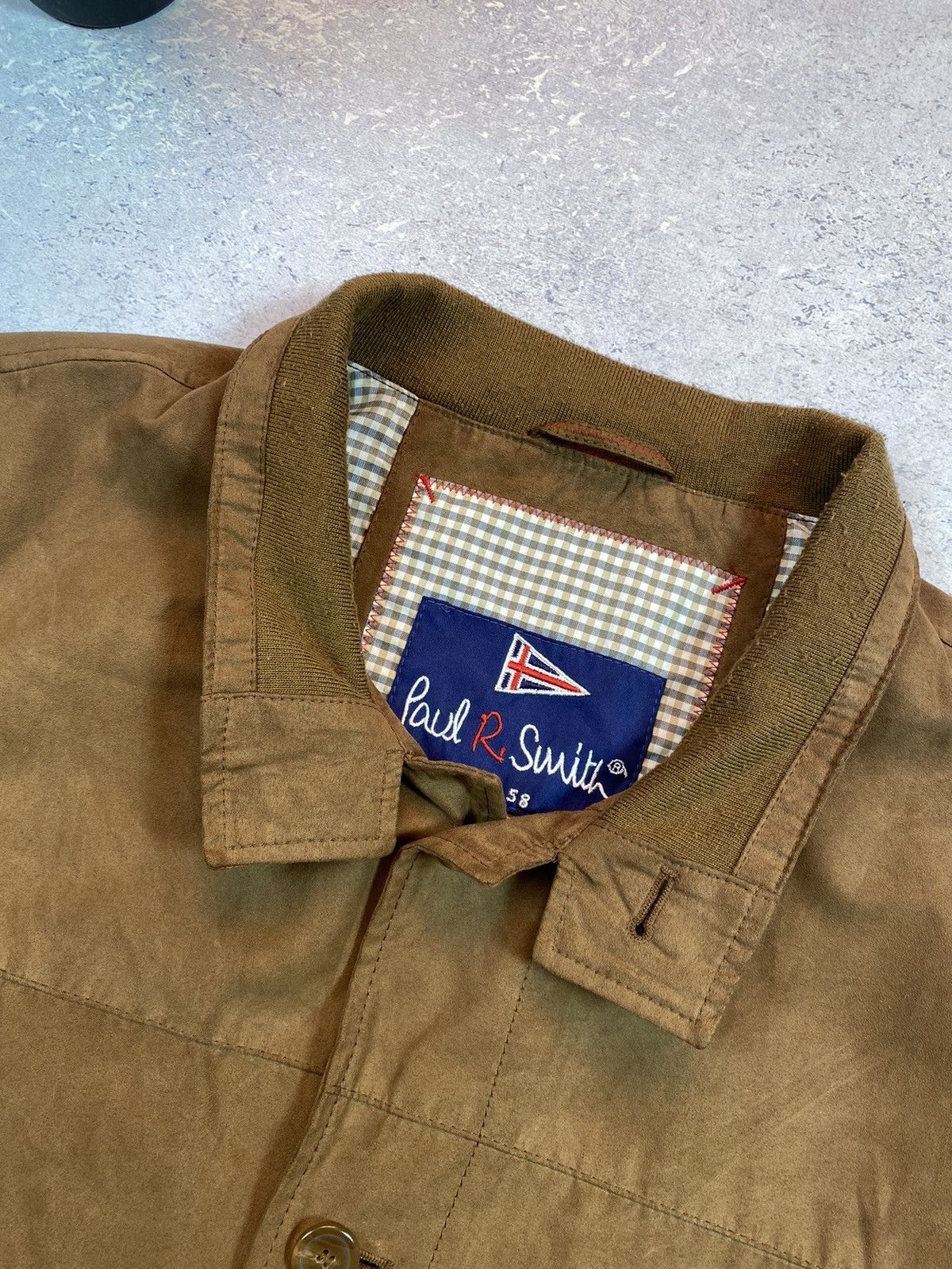 Designer × Paul Smith × Paul Smith Red Ear Paul R Smith Men’s Brown Jacket Size 58 Size US XXL / EU 58 / 5 - 6 Thumbnail