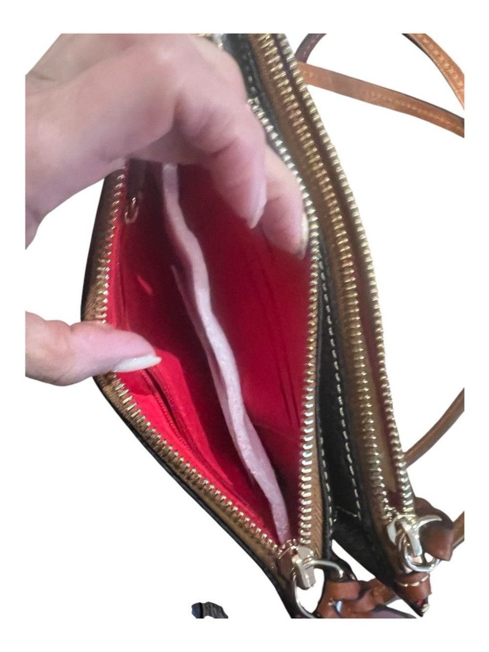 Dooney & Bourke Dooney & Bourke Pebble Leather Ella Crossbody Black Double Size ONE SIZE - 9 Thumbnail