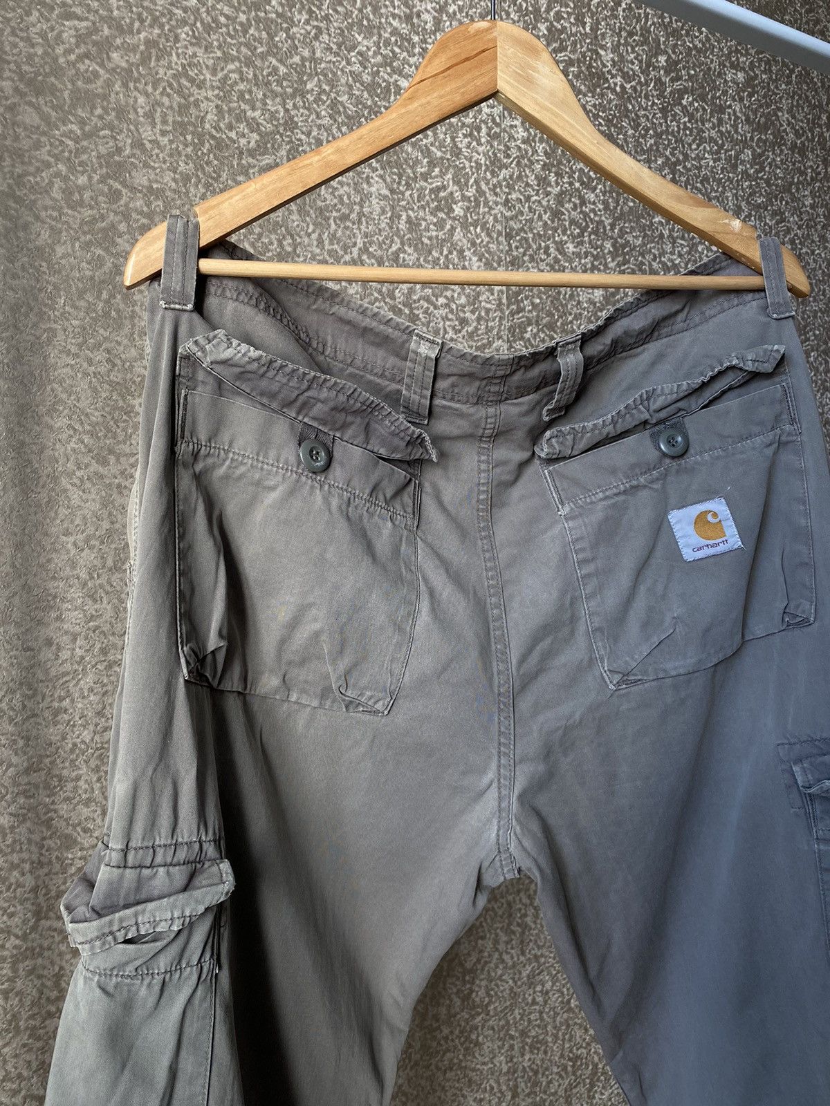 Carhartt × Carhartt Wip × Vintage Vintage Carhartt Cargo Pants Khaki Size US 36 / EU 52 - 8 Thumbnail