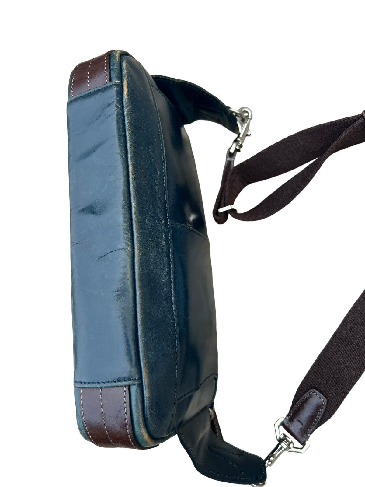 Leather Kiefer Neu Japan Distressed Patina Leather Bag Size ONE SIZE - 14 Thumbnail