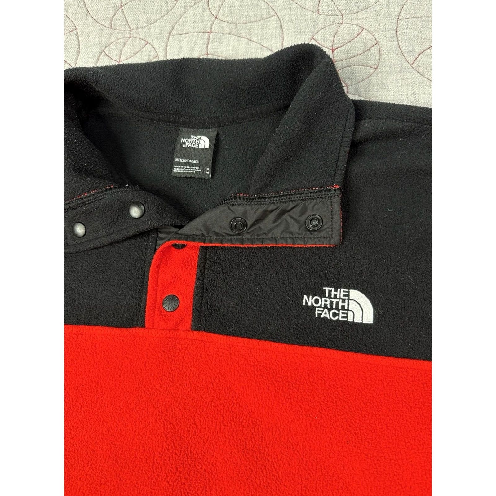 The North Face The North Face TKA Glacier Fleece Jacket Men M Red Snap-Neck Pullover Jacket Size US M / EU 48-50 / 2 - 4 Thumbnail