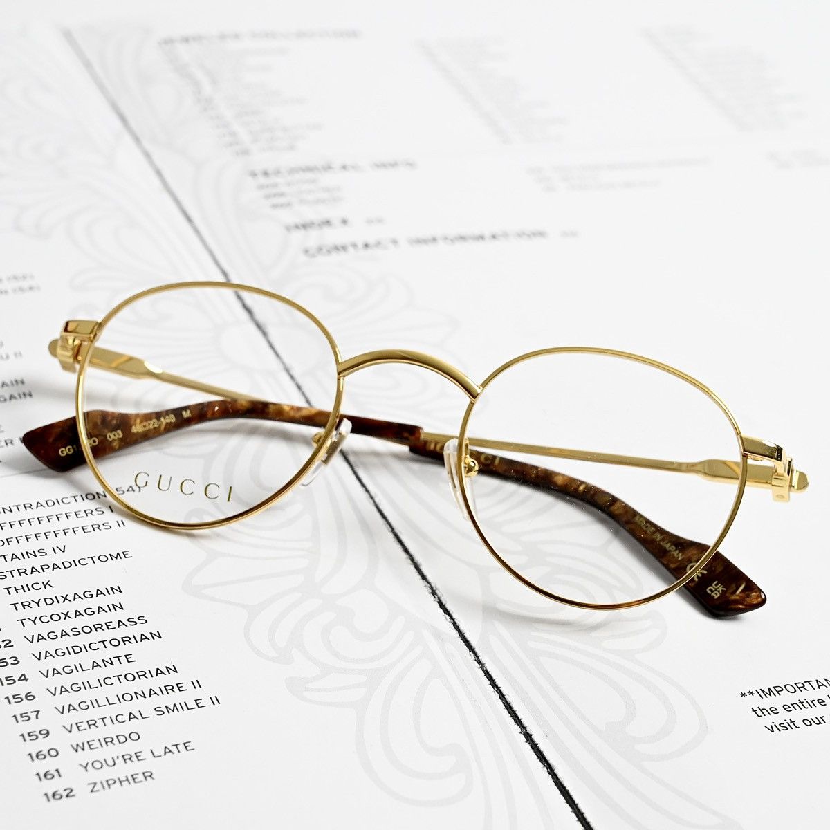 Gucci GUCCI GG1222O GLASSES Size ONE SIZE - 8 Thumbnail