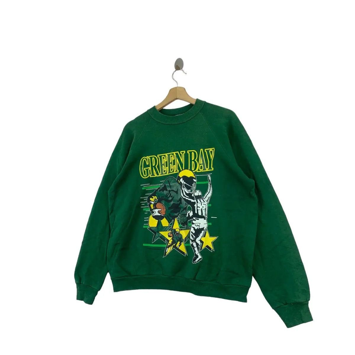 Vintage Vintage 1997 GREEN BAY PACKERS NFL Football Sweatshirt NFC Size L / US 10 / IT 46 - 4 Thumbnail