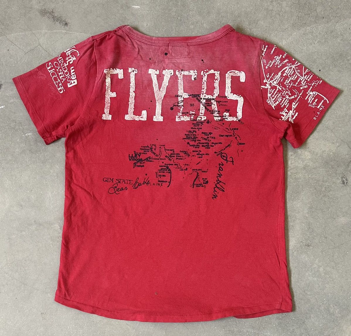 Japanese Brand VINTAGE CUBE SUGAR LEWIS UNIVERSITY FADED TEE Size US S / EU 44-46 / 1 - 8 Thumbnail