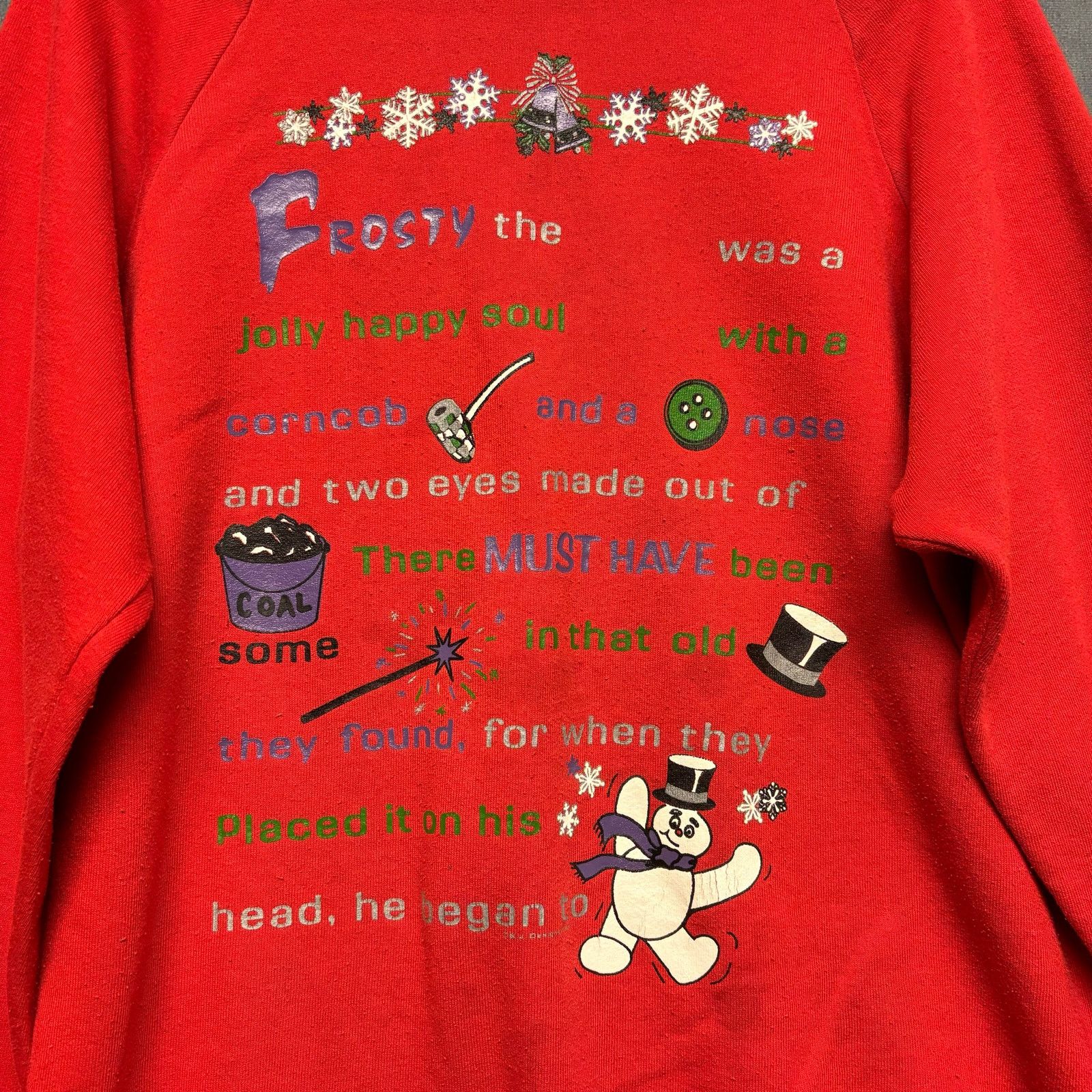 Other Vintage Frosty The Snowman Crewneck Sweatshirt BJ Designs Size US M / EU 48-50 / 2 - 4 Thumbnail