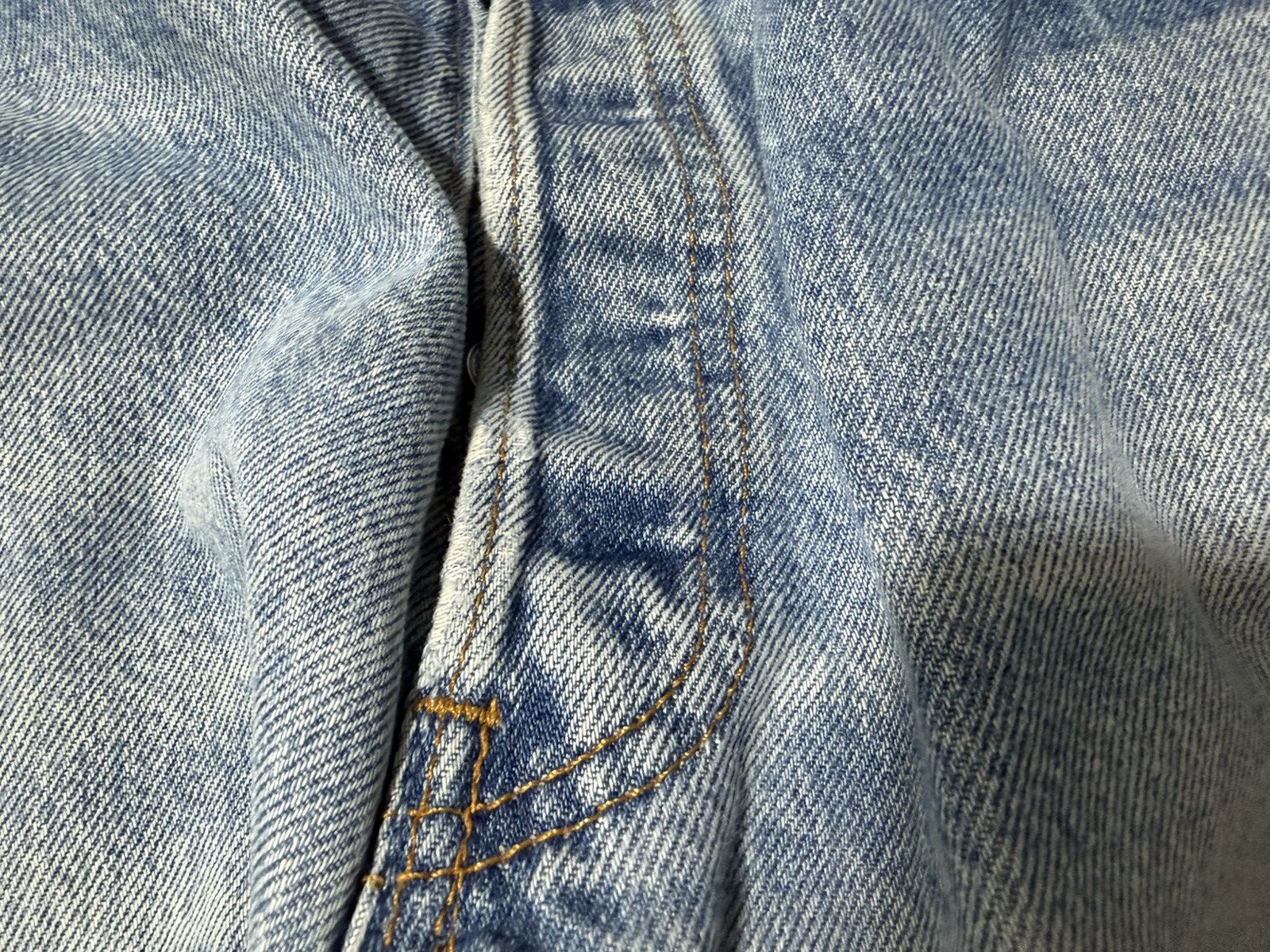 Levi's Vintage 90s Levi's 501 Made in USA Distressed Size US 34 / EU 50 - 4 Thumbnail