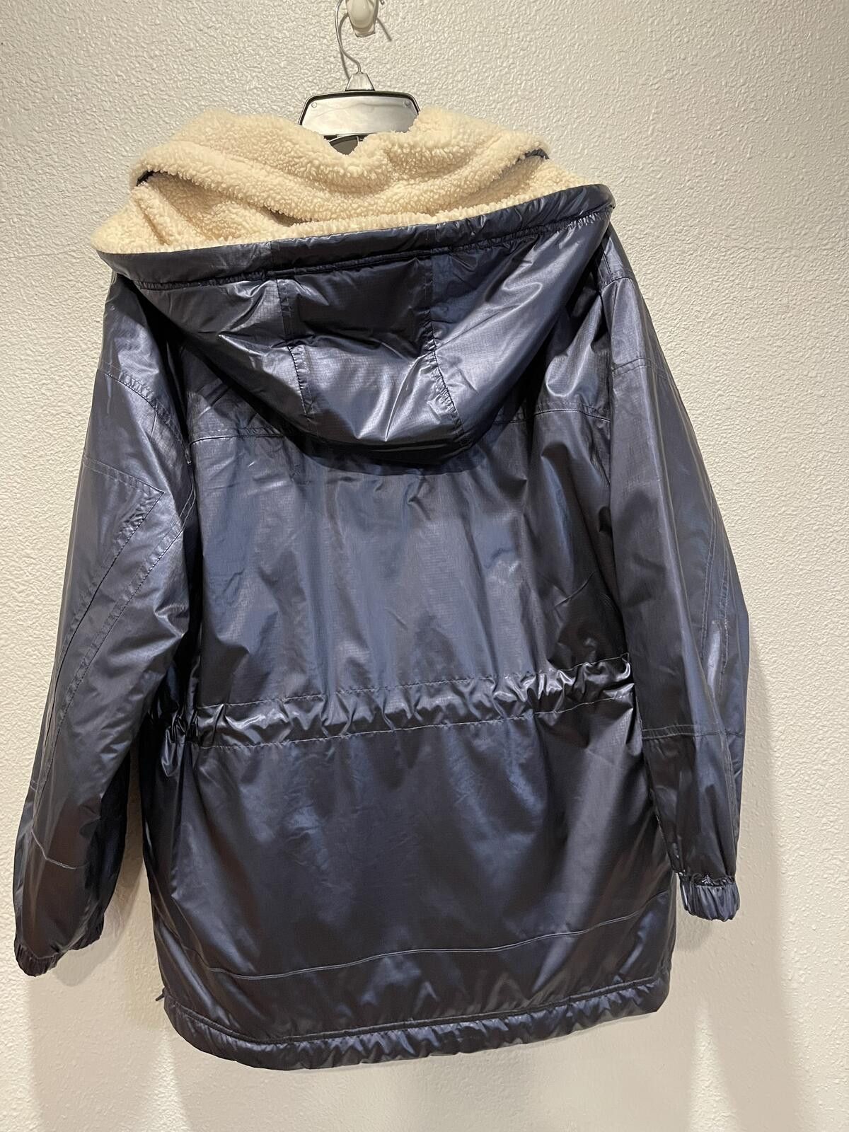 Tommy Hilfiger Tommy Hilfiger Navy Blue Hooded Jacket with Sherpa Lining Size M / US 6-8 / IT 42-44 - 3 Thumbnail
