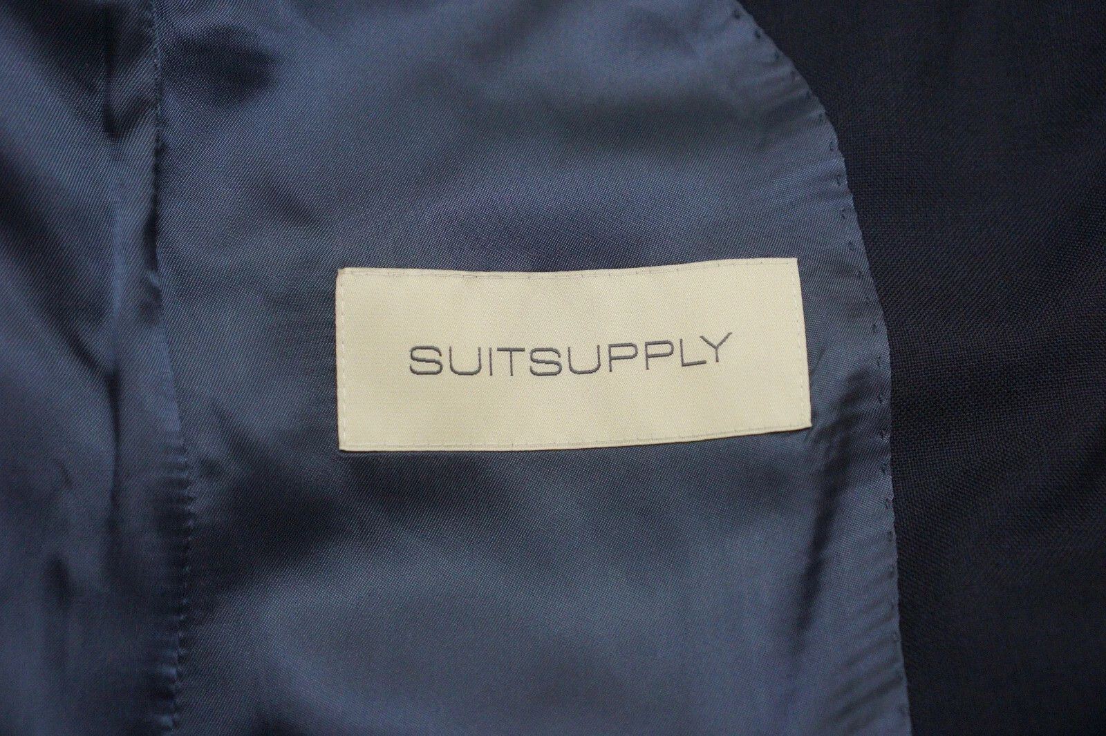 Suitsupply Men Suitsupply Suit Navy La Spalla Wool Vitale Barberis US34 Size 34R - 5 Thumbnail