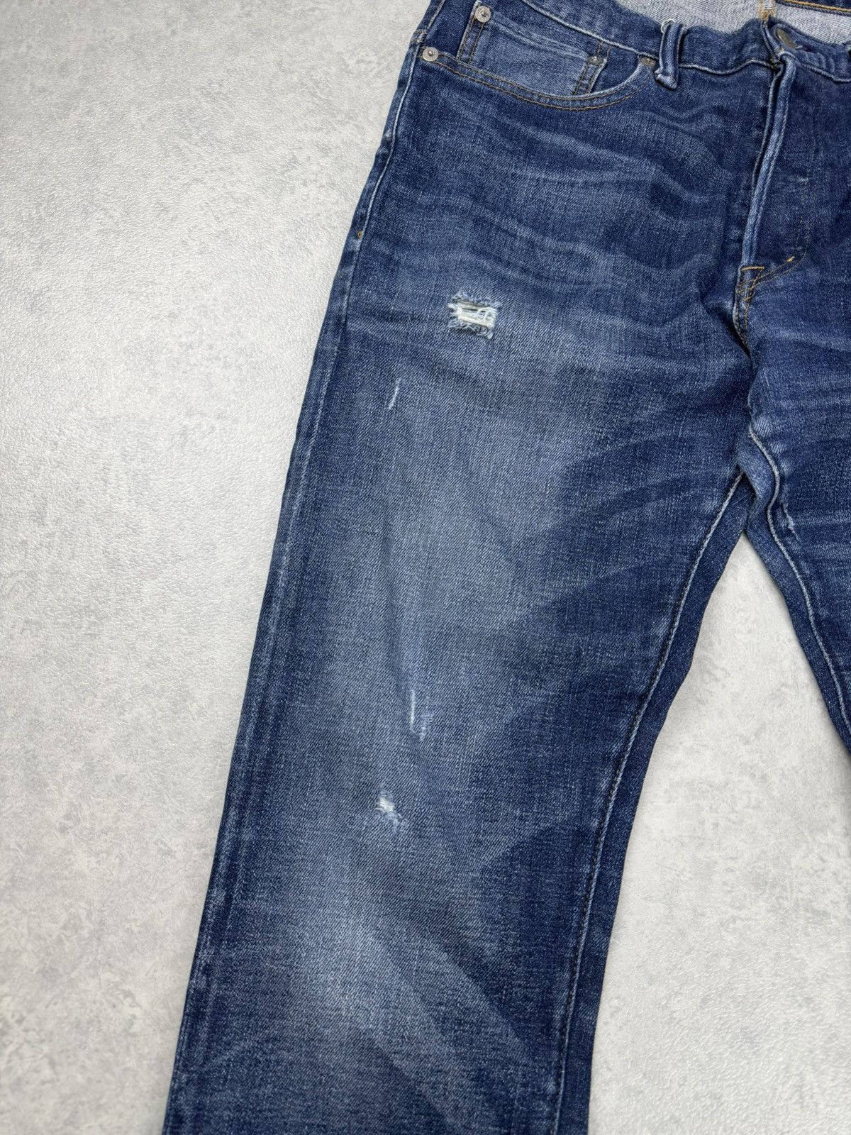 Denim & Supply Ralph Lauren Denim & Supply Ralph Lauren Distressed Skinny Jeans 32x34 Size US 32 / EU 48 - 4 Thumbnail
